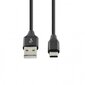 Toti 1M231-BLK USB A/ Tips C 1 m cena un informācija | Savienotājkabeļi | 220.lv