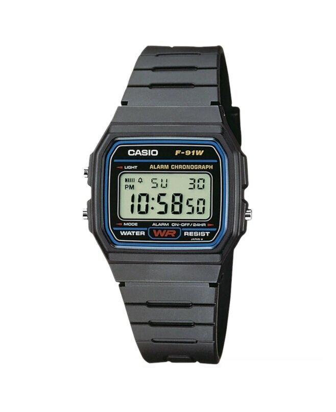 Rokas pulkstenis Casio Retro Vintage F-91W-1YER cena un informācija | Vīriešu pulksteņi | 220.lv