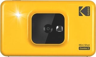 Kodak Mini shot Combo 2, Yellow цена и информация | <p>Тип процессора: Intel Core i3</p><p>Оперативная память (RAM): 16 GB</p><p>Гарантия: 2 года</p><p>Тип компьютера: Для бизнеса;Для учебы, работы, дома;Для игр;Универсальный</p><p>Жесткий диск (HDD): 2 TB</p><p>Операционная система: Windows 10 Pro</p><p>Память видео карты: Dynamic</p><p>Модель и номер процессора: Intel Core i3-6100 3.70GHz</p><p>Тип памяти: DDR4</p><p>Видеокарта: Intel HD Graphics 530</p><p>Дисковод: DVD-ROM</p><p>Вес: 5.0 kg</p><p>Состояние товара: Renew</p><p>Модель: Lenovo S510 SFF</p><p>Количество ядер: 2</p><p>Скорость шины процессора: 8 GT/s</p><p>Объем кэш-памяти процессора: 3 MB</p><p>Максимальный объём памяти: 32 GB</p><p>Количество разъемов модулей памяти: 2</p><p>Скорость жесткого диска: 7200 rpm</p><p>SATA контроллер: SATA3 (6Gb/s)</p><p>Тип видеокарты: Integrated</p><p>Интегрированная сетевая карта: Realtek RTL8111GN</p><p>Скорость сетевой карты: 10/100/1000 Mbit/s</p><p>Количество USB 2.0 портов: 2</p><p>Количество USB 3.1 Gen 1 портов: 4</p><p>Внешние интерфейсы: RJ-45, VGA, DisplayPort, Audio out, Audio in/Mic, RS232 (Com-port)</p><p>Блок питания: 180 W</p><p>Размер компьютера (Д*Ш*В): 32*9*29.5</p><p>Размер упаковки (Д*Ш*В): 41*36.5*14</p> | 220.lv