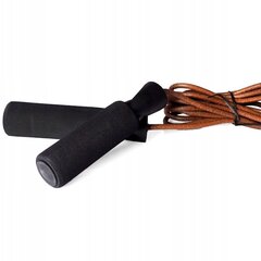 Скакалка Profit с утяжелителями 280 см, коричневая/черная цена и информация | Скакалка Tunturi Pro Adjustable Speed Rope | 220.lv