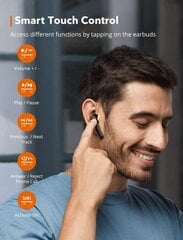 Беспроводная гарнитура Bluetooth, TaoTronics TT-BH092, черная цена и информация | Наушники с микрофоном Asus H1 Wireless Чёрный | 220.lv