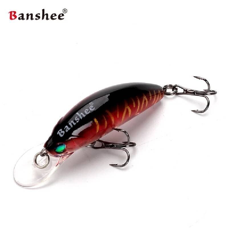 Vobleris Banshee Crankbait 45mm 4.7g GO-CM001, melns / sarkans cena un informācija | Vobleri, ēsmas, vizuļi | 220.lv