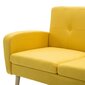 Trīsvietīgs dīvāns, dzeltens cena un informācija | Dīvāni | 220.lv