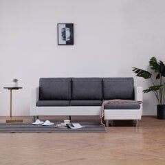 Трехместный диван с подушками, серый цена и информация | Диваны | 220.lv
