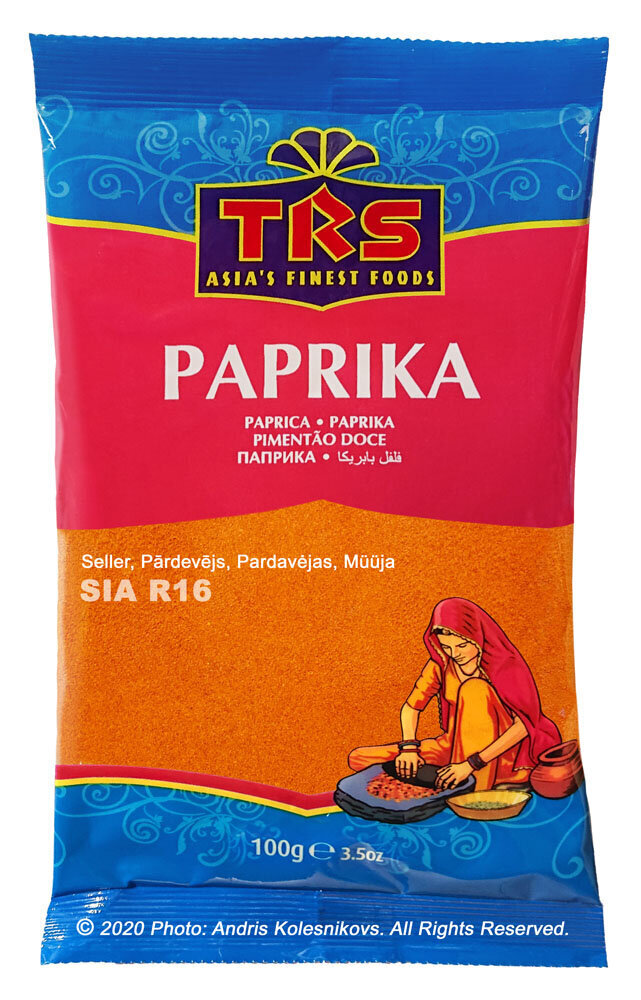 Saldās paprikas pulveris, PAPRIKA, TRS, 100 g cena un informācija | Garšvielas, garšvielu komplekti | 220.lv