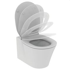 Sienas tualetes pods Standard WC Connect Air Aquablade, ar vienmērīgi aizveramu vāku E005401 / E036601 цена и информация | Унитазы | 220.lv