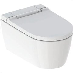 Viedais tualetes pods Geberit AcuaClean Sela Rimless TurboFlush ar bidē funkciju un lēni atveramu vāku 146.221.11.1 цена и информация | Унитазы | 220.lv
