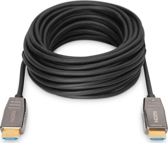 Digitus AK-330126-100-S, HDMI, 10 m цена и информация | Kabeļi un vadi | 220.lv