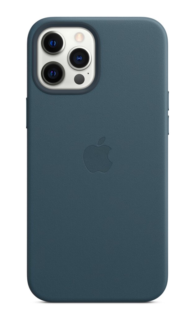 Apple korpuss paredzēts priekš iPhone 12 Pro Max Leather Case with MagSafe, Baltic Blue cena un informācija | Telefonu vāciņi, maciņi | 220.lv