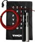 Lecamaukla Thorn +Fit Speed Rope Turbo 2.0, 360 cm, sarkana cena un informācija | Lecamauklas | 220.lv