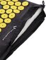 Masāžas akupresūras paklājiņš Hms AKM04 125x48x2 cm, dzeltens/melns cena un informācija | Masāžas piederumi | 220.lv