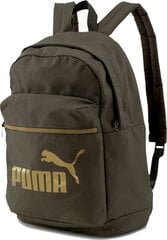 Sporta mugursoma Puma WMN Core Base College 077374 03, 21 l, zaļa cena un informācija | Sporta somas un mugursomas | 220.lv