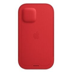 Apple Leather Sleeve MagSafe MHMR3ZM/A (PRODUCT)RED цена и информация | Чехлы для телефонов | 220.lv