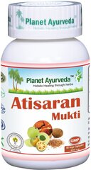 Диарея, гармонизация перистальтики кишечника, Atisaran Mukti, Planet Ayurveda™, 60 капсул цена и информация | Витамины, пищевые добавки, препараты для хорошего самочувствия | 220.lv