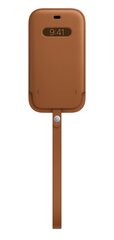 Apple iPhone 12 Pro Max Leather Sleeve with MagSafe, Saddle Brown цена и информация | Чехлы для телефонов | 220.lv