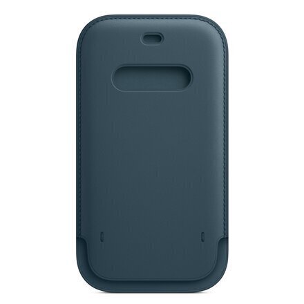 Apple iPhone 12 Pro Max Leather Sleeve ar MagSafe, Baltic Blue cena un informācija | Telefonu vāciņi, maciņi | 220.lv