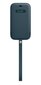 Apple iPhone 12 Pro Max Leather Sleeve ar MagSafe, Baltic Blue cena un informācija | Telefonu vāciņi, maciņi | 220.lv