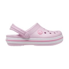 Детские резиновые сабо Crocs™ Kids' Crocband Clog, розовые цена и информация | Детские резиновые сабо | 220.lv