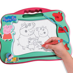 Magnētiskā zīmēšanas tāfele ar 3 zīmogiem Peppa Pig цена и информация | Развивающие игрушки | 220.lv