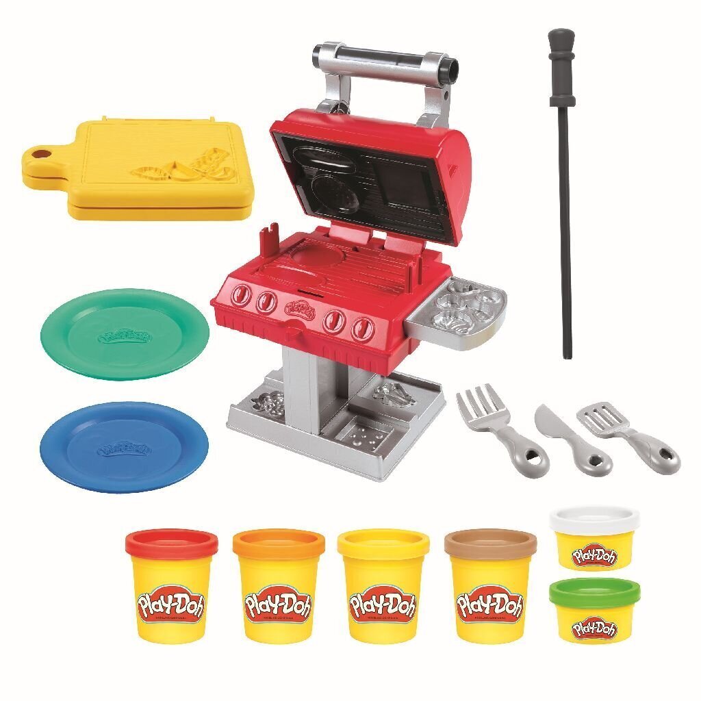 Plastilīna komplekts Grilis Hasbro Play-Doh Kitchen Creations cena un informācija | Attīstošās rotaļlietas | 220.lv