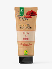 Молочко для тела Aura Naturals Chia&Goji, 200 мл цена и информация | Кремы, лосьоны для тела | 220.lv