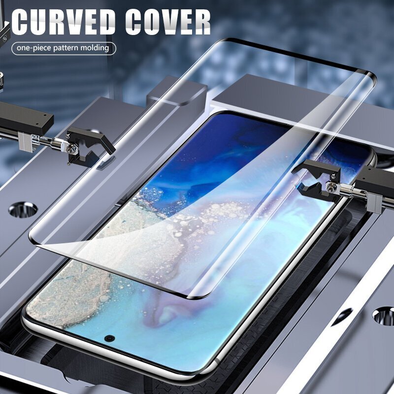Ekrāna aizsargstikls paredzēts Samsung Galaxy S21 Plus, Premium, full screen cover cena un informācija | Ekrāna aizsargstikli | 220.lv