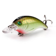 Vobleris Banshee Crankbait Bass 60mm 10g VC01 Golden Spot Ayu, Peldošs cena un informācija | Vobleri, ēsmas, vizuļi | 220.lv