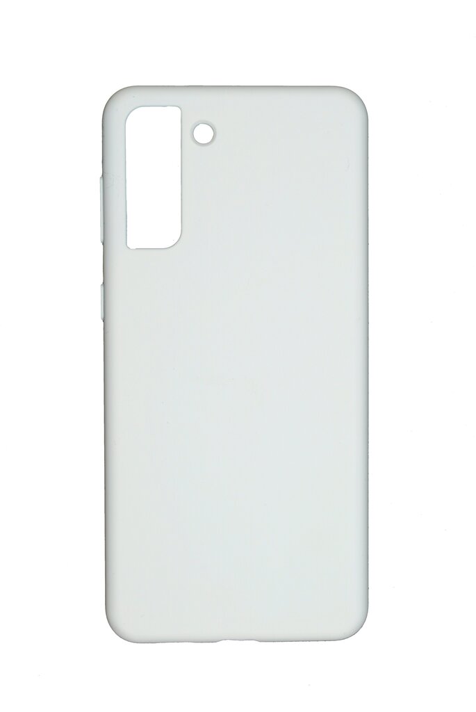 Silikona vāciņš Samsung Galaxy S21, balts cena un informācija | Telefonu vāciņi, maciņi | 220.lv