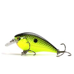 Воблер Banshee Crankbait 60mm 12g VC03 Chartreuse Black Shad, плавучий цена и информация | Воблеры, приманки, блесны | 220.lv