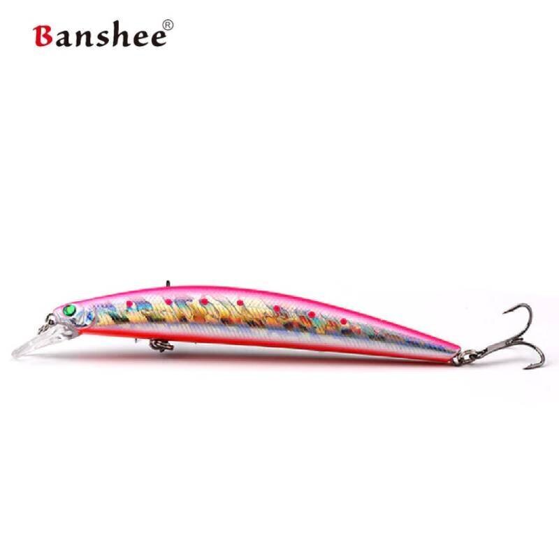 Vobleris Banshee Minnov 115mm 10g VM01 Rosy Stitch, Peldošs cena un informācija | Vobleri, ēsmas, vizuļi | 220.lv