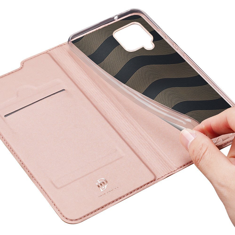 DUX DUCIS Skin Pro Grāmatas tipa maciņš Samsung Galaxy A42 5G, rozā cena un informācija | Telefonu vāciņi, maciņi | 220.lv