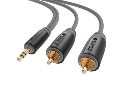 Jack - Stereo RCA audio kabelis SINOX SHD3462, 1.5m cena un informācija | Kabeļi un vadi | 220.lv