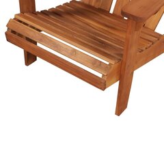 Садовый стул Adirondack, массив древесины акации цена и информация | Садовые стулья, кресла, пуфы | 220.lv