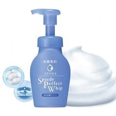 Shiseido ''Senka Speedy Perfect Whip" mitrinošas putas sejas mazgāšanai ar hialuronskābi, pildviela 130ml цена и информация | Средства для очищения лица | 220.lv