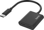 USB Adapteris Hama Technics USB-C x 2