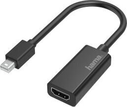 Mini Display Porta uz HDMI Adapteris Hama 00200332 Melns Ultra HD 4K cena un informācija | Adapteri un USB centrmezgli | 220.lv