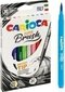 Flomāsteri Carioca Super Brush, 10 krāsas cena un informācija | Modelēšanas un zīmēšanas piederumi | 220.lv
