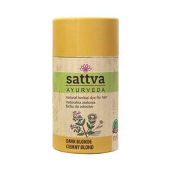 Растительная краска для волос темно-светлая Dark Blonde Sattva Ayurveda, 150 г цена и информация | Краска для волос | 220.lv