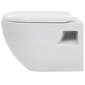 Piestiprināms tualetes pods ar slēptu tvertni, balts cena un informācija | Tualetes podi | 220.lv