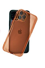 Vāciņš paredzēts iPhone 11 Pro Max, oranžs, Clear case cena un informācija | Telefonu vāciņi, maciņi | 220.lv