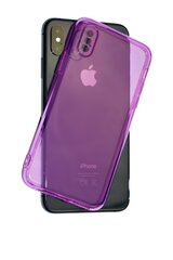 Чехол iPhone X/XS, Фиолетовый, Clear case цена и информация | Чехлы для телефонов | 220.lv