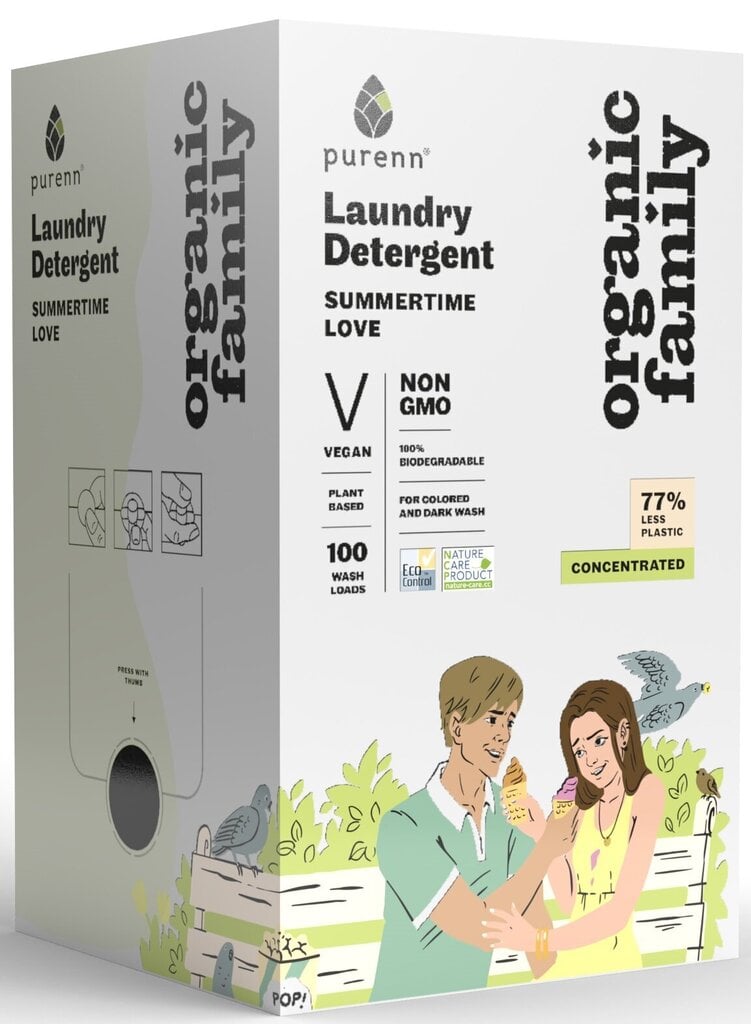 Veļas mazgāšanas līdzeklis krāsainai veļai ar kliņģerīti SUMMERTIME LOVE 3L цена и информация | Veļas mazgāšanas līdzekļi | 220.lv