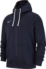 Džemperis vīriešiem Nike Hoodie Fz Flc Tm Club 19 AJ1313 451, M izmērs, zils cena un informācija | Vīriešu jakas | 220.lv