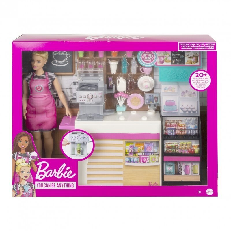 Lelle Barbie komplekts „Kafejnīca“ cena un informācija | Rotaļlietas meitenēm | 220.lv