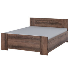 Кровать Selsey Rinker 160x200см, темно-коричневая цена и информация | Кровати | 220.lv