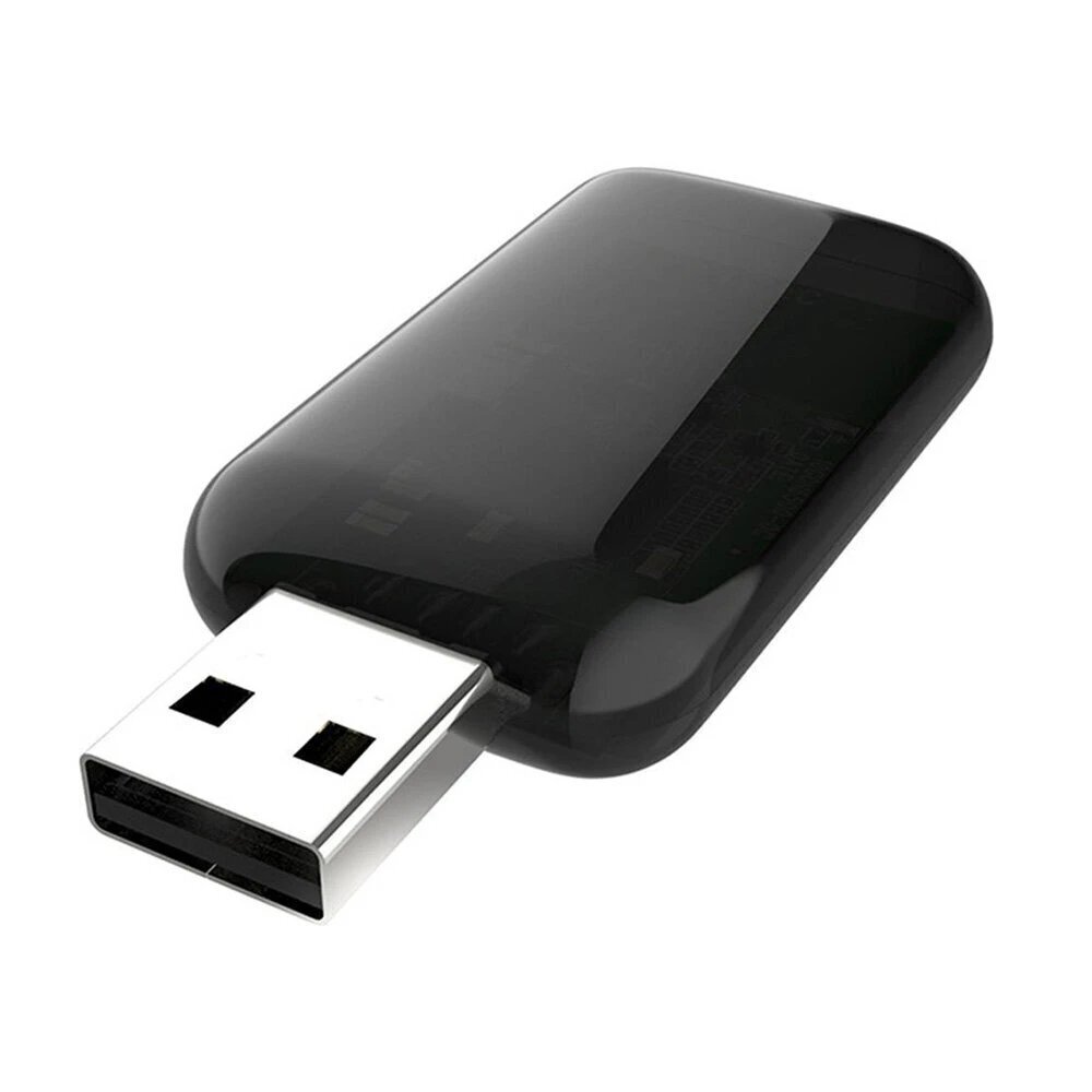 EDUP EP - AC1681 1200Mbps Dual Band USB WiFi Adapter with Bluetooth 2.4GHz / 5.8GHz / 802.11AC / With External Antenna - Black цена и информация | Adapteri un USB centrmezgli | 220.lv