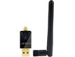 EDUP EP - AC1607 Dual Band 600 Mbps USB WiFi Adapter 2.4GHz / 5.8GHz / 802.11AC / With External Antenna - Black цена и информация | Adapteri un USB centrmezgli | 220.lv