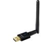 EDUP EP - AC1607 Dual Band 600 Mbps USB WiFi Adapter 2.4GHz / 5.8GHz / 802.11AC / With External Antenna - Black цена и информация | Adapteri un USB centrmezgli | 220.lv