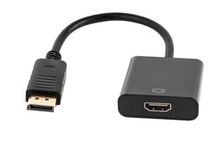 Cabletech KOM0850, DP/HDMI cena un informācija | Kabeļi un vadi | 220.lv