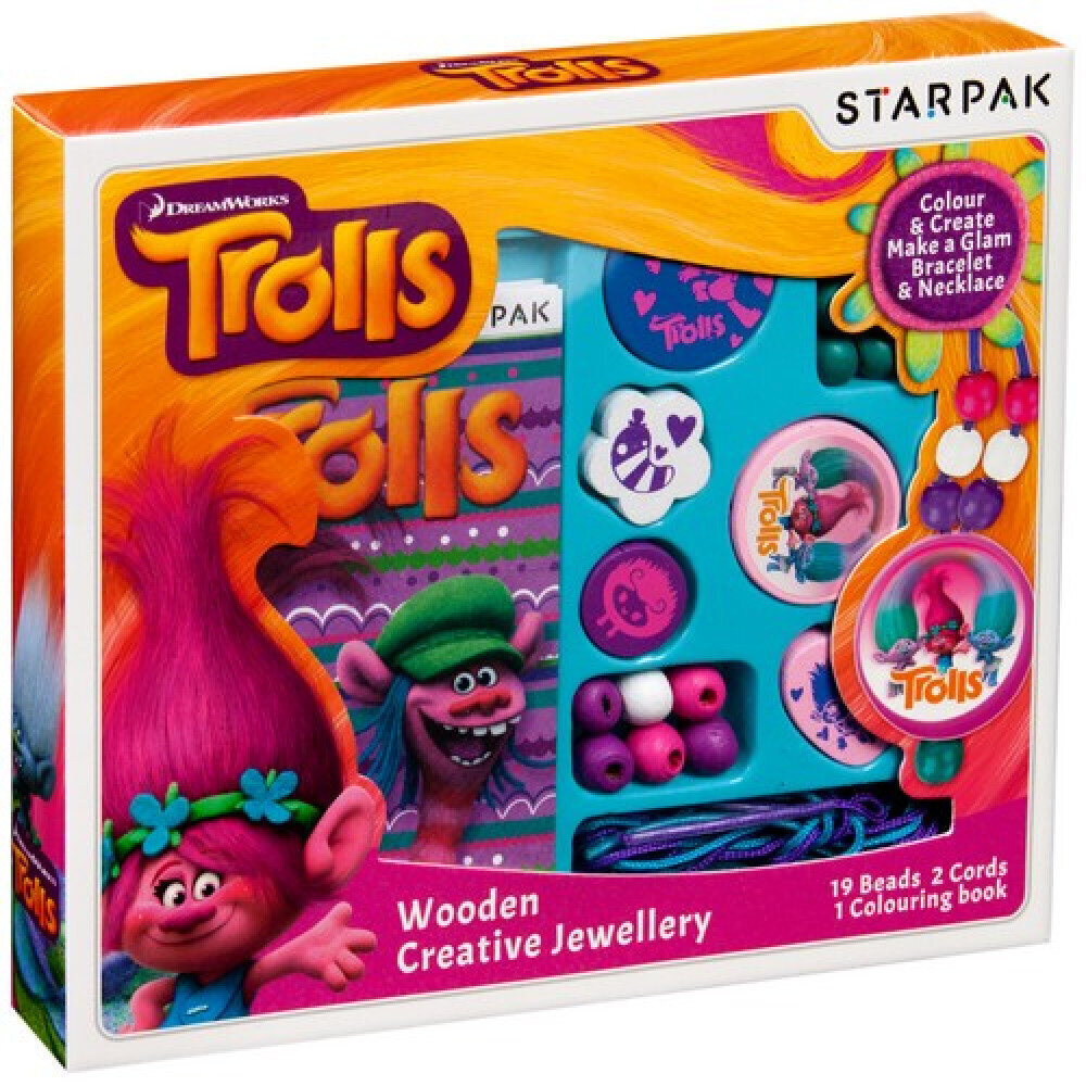 Rokdarbu rotu komplekts Trolls cena un informācija | Attīstošās rotaļlietas | 220.lv
